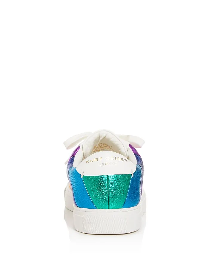 Lane KURT GEIGER LONDON Women's Striped Low Top Sneakers