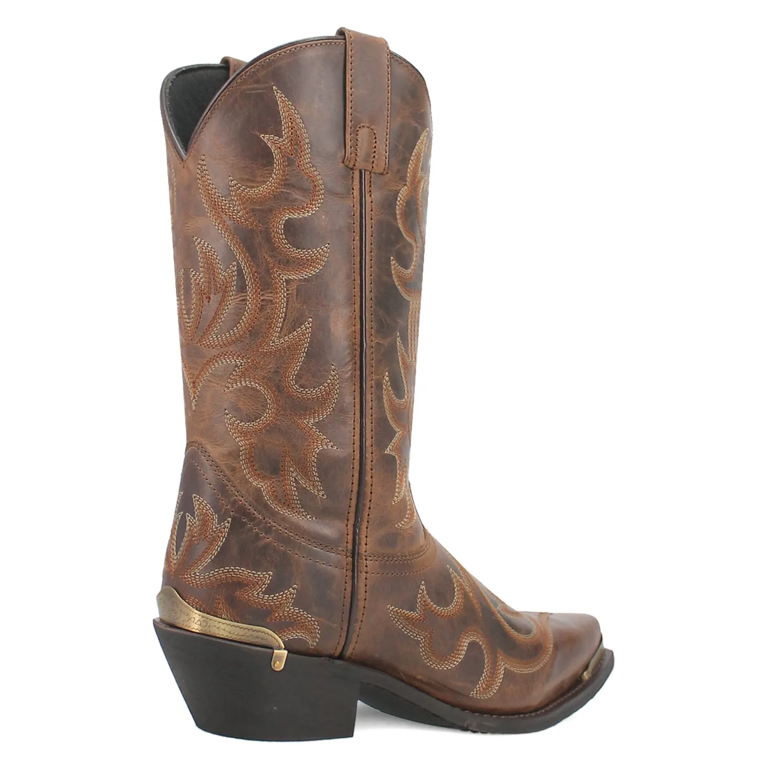 Laredo Mens Jameson Tan Leather Cowboy Boots