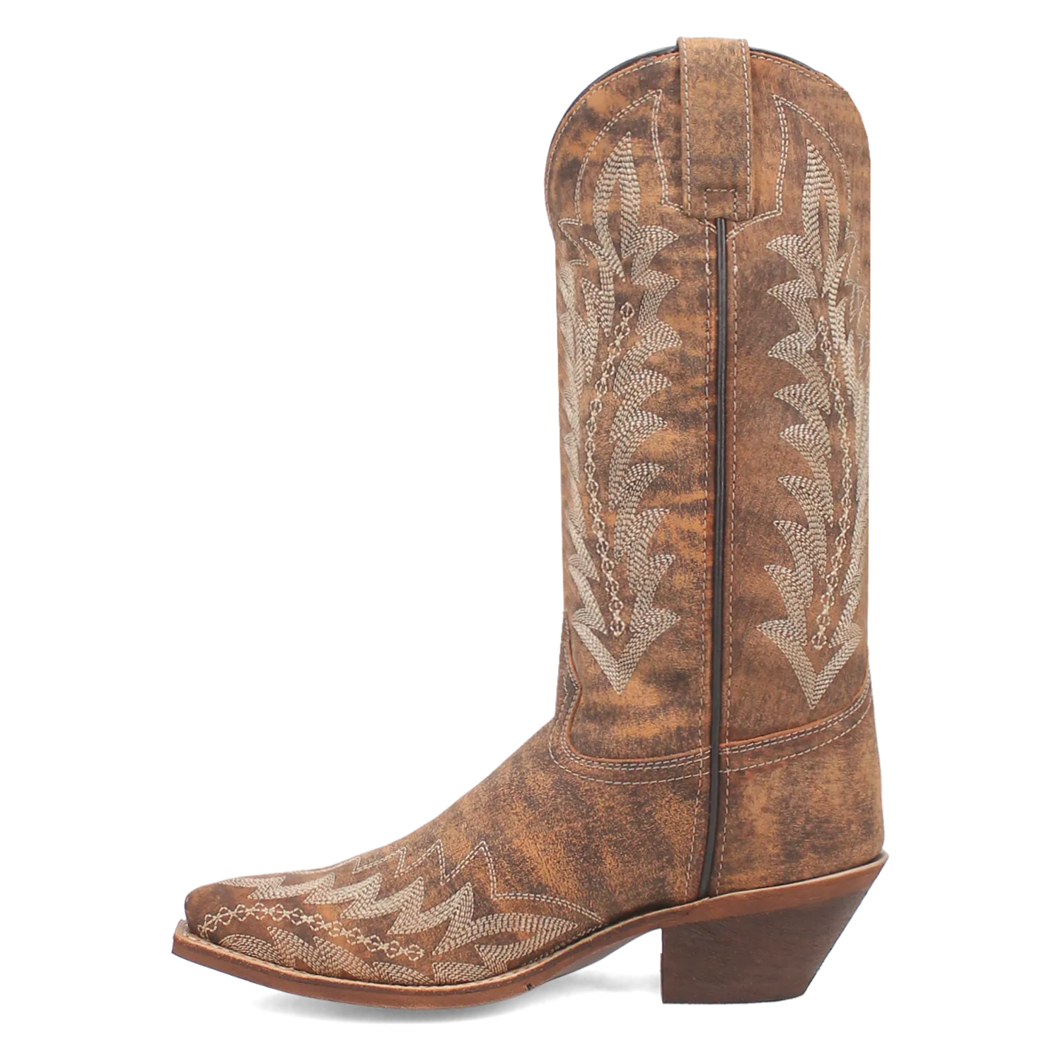 Laredo Women's 12" Emmylee Leather Western Boot - Tan 52189