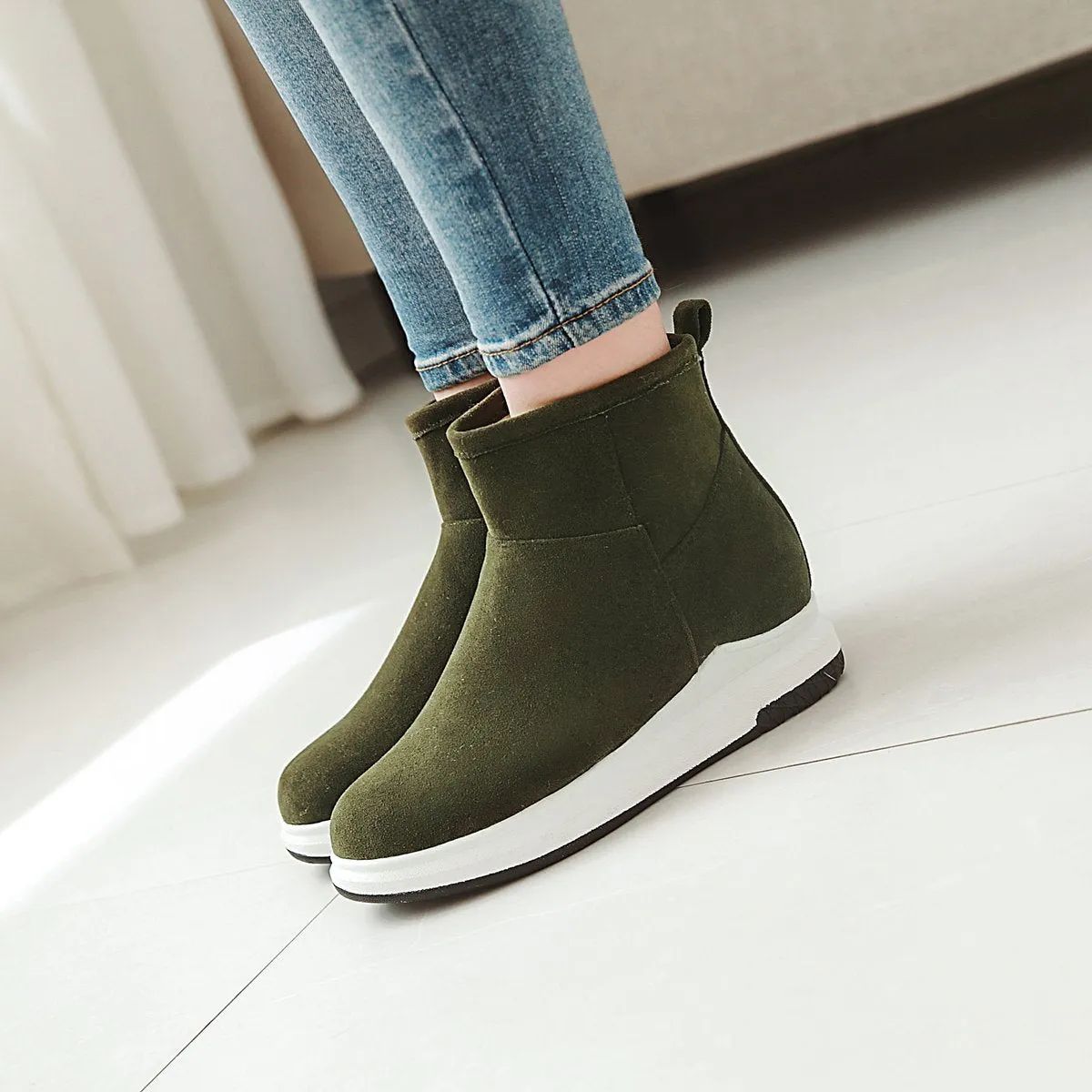 Leisure Winter Flat Bottom Snow Boots