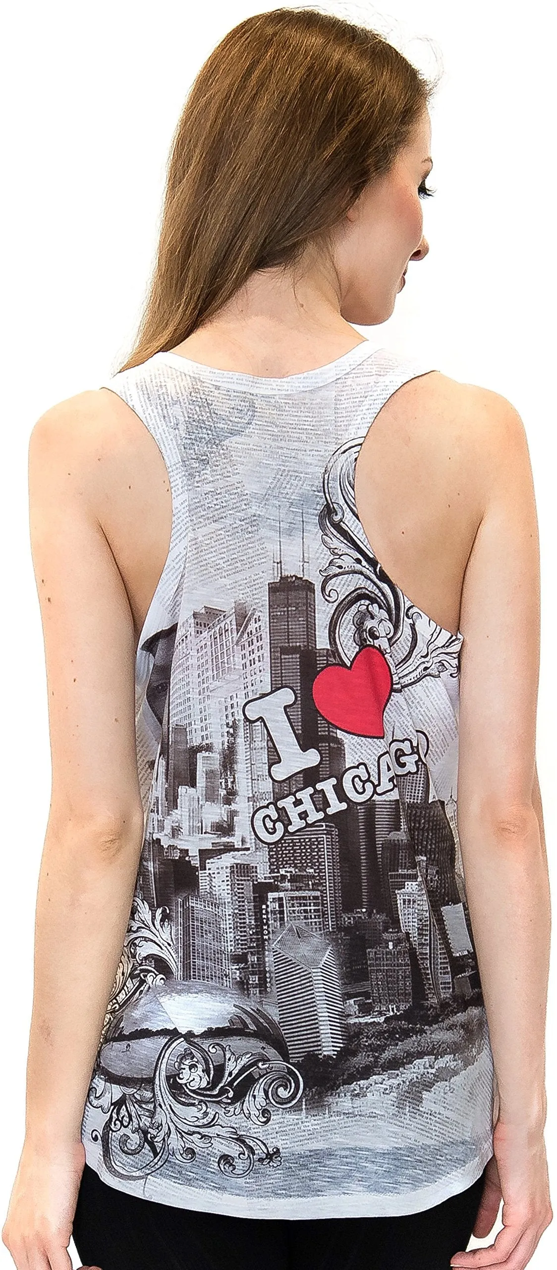 Love Chicago Yoga Tank Top