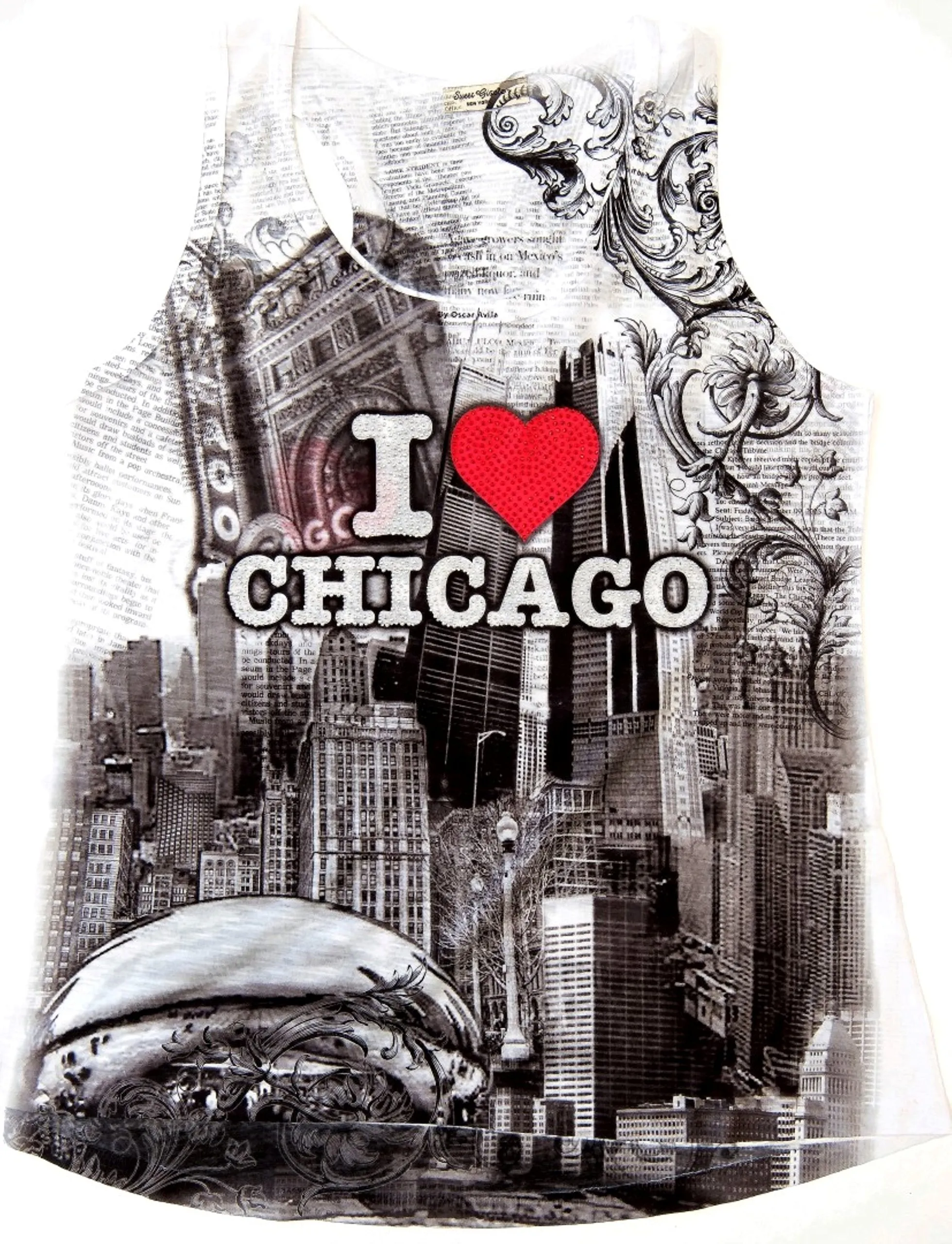 Love Chicago Yoga Tank Top