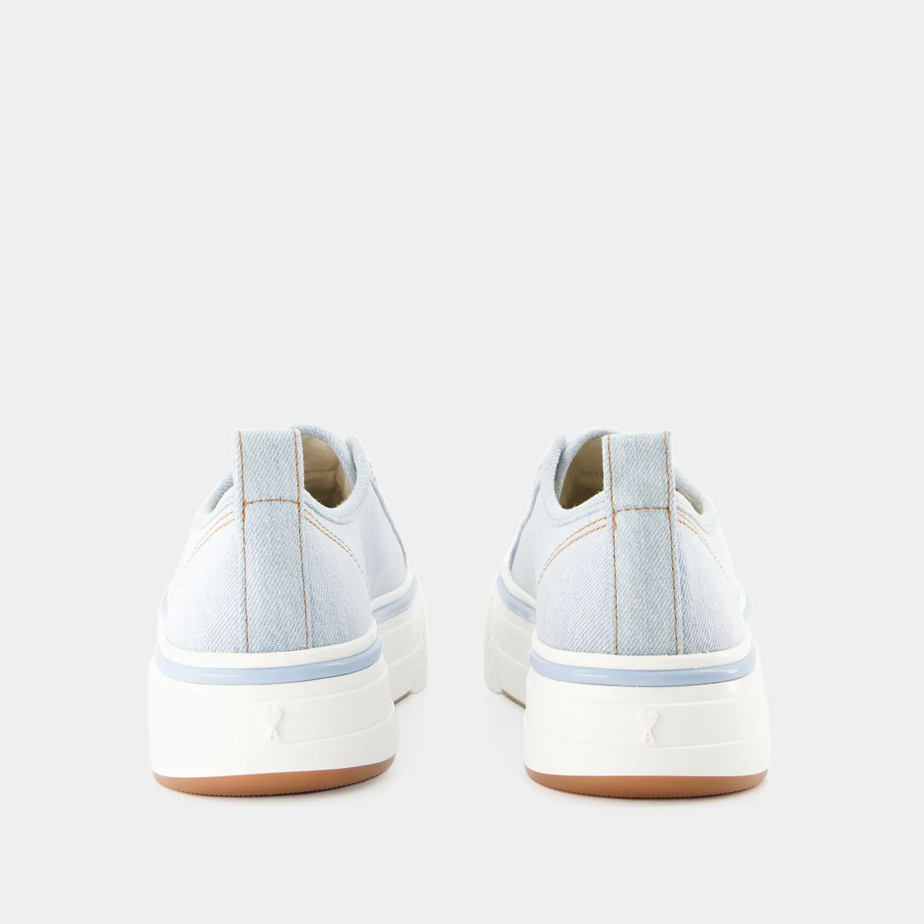 Low Top Ami 1980 Snk Sneakers - Ami Paris - Blue Javel - Canva