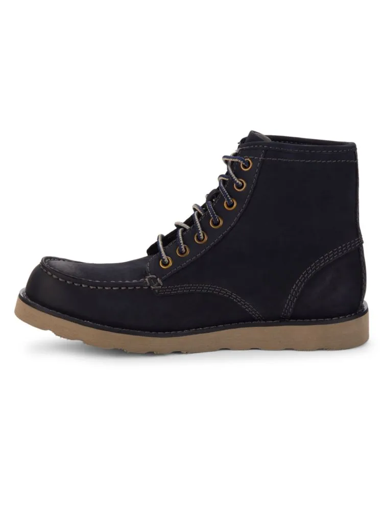 Lumber Up Eastland nubuck boots, dark blue