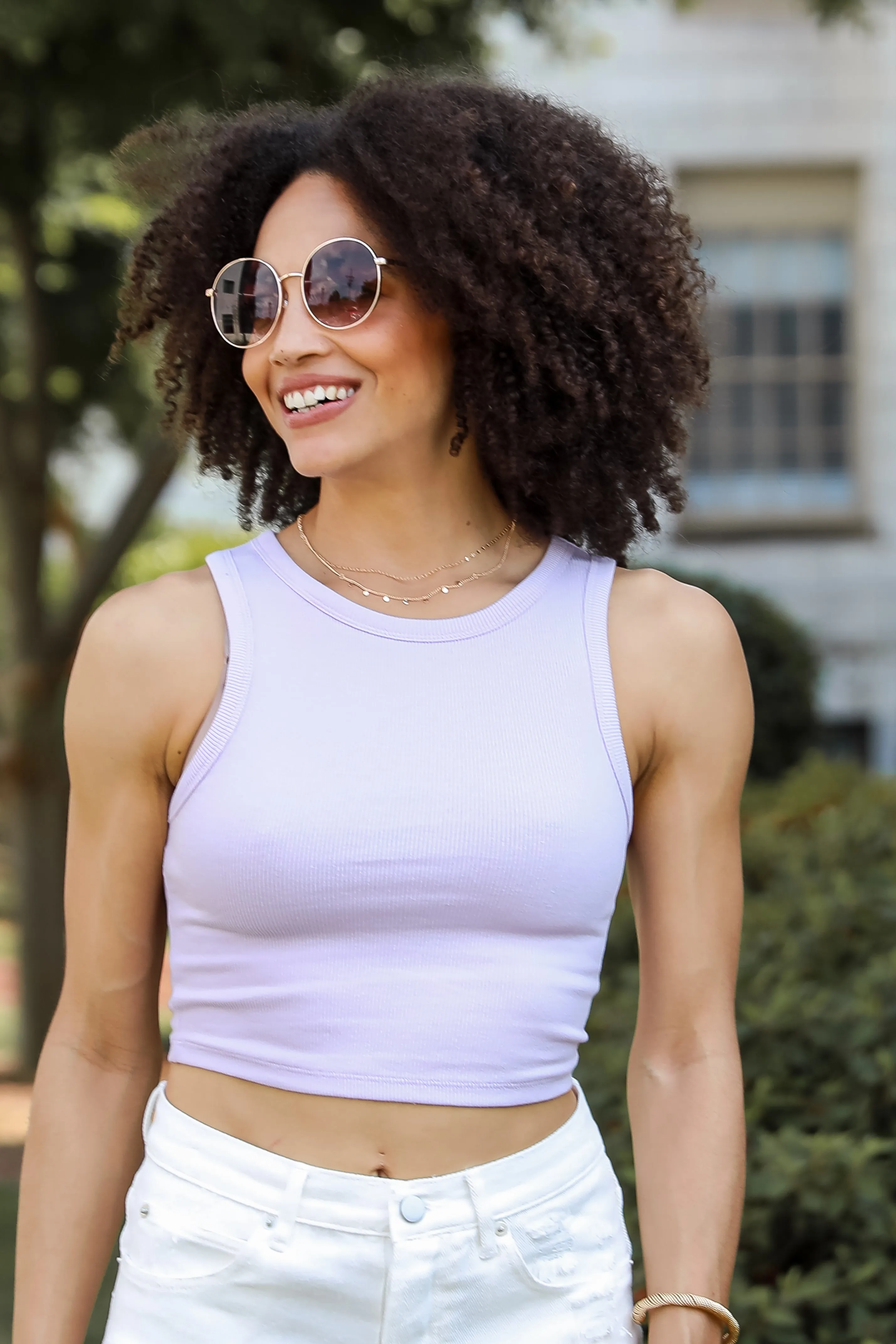 Lydia Everyday Cropped Tank - DU DEAL