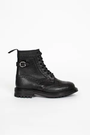 Maria Brogue Boots Black