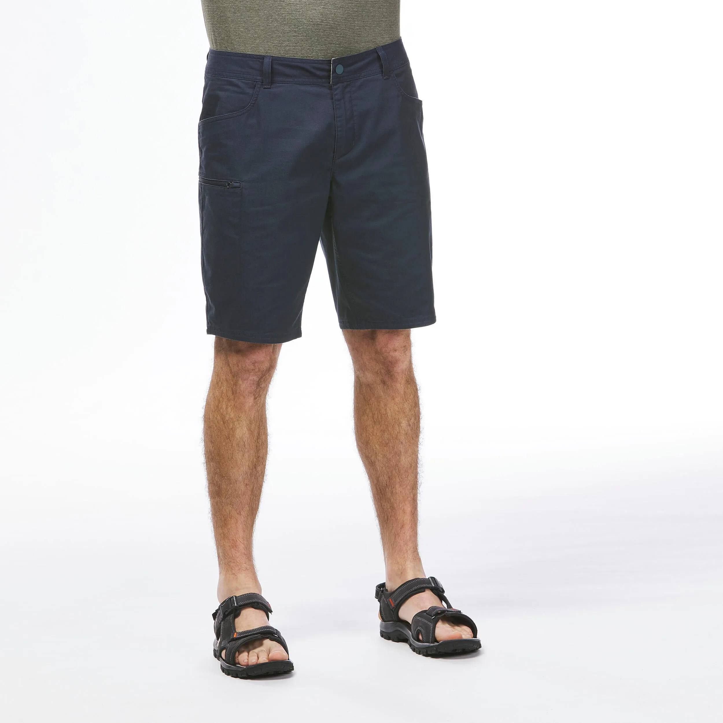 Men's hiking shorts Quechua NH500 standard, dark blue