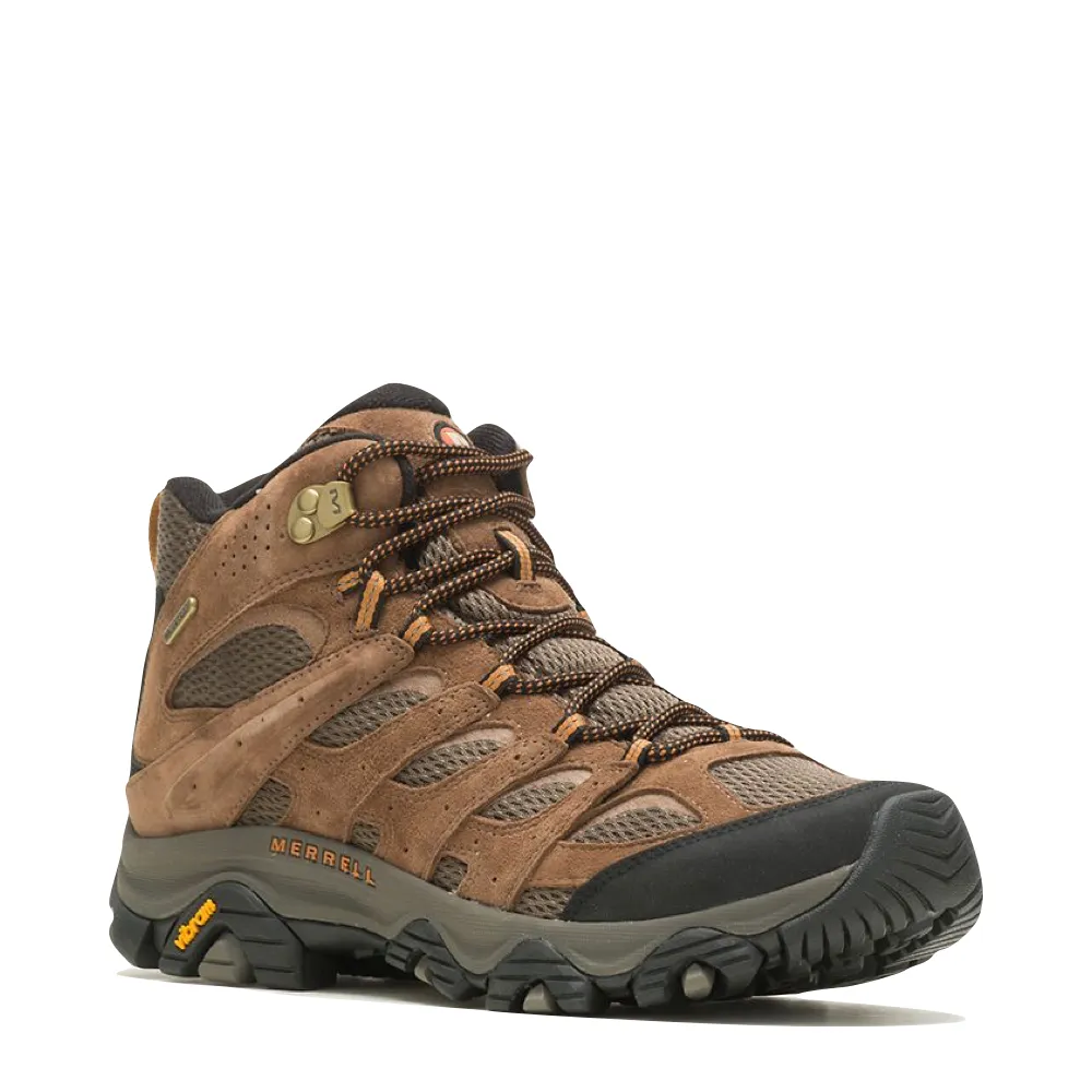 Merrell Men's Moab 3 Mid Waterproof Hiking Boots (Earth Brown)