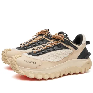 Moncler Trailgrip Low Top Sneakers, Beige/Black