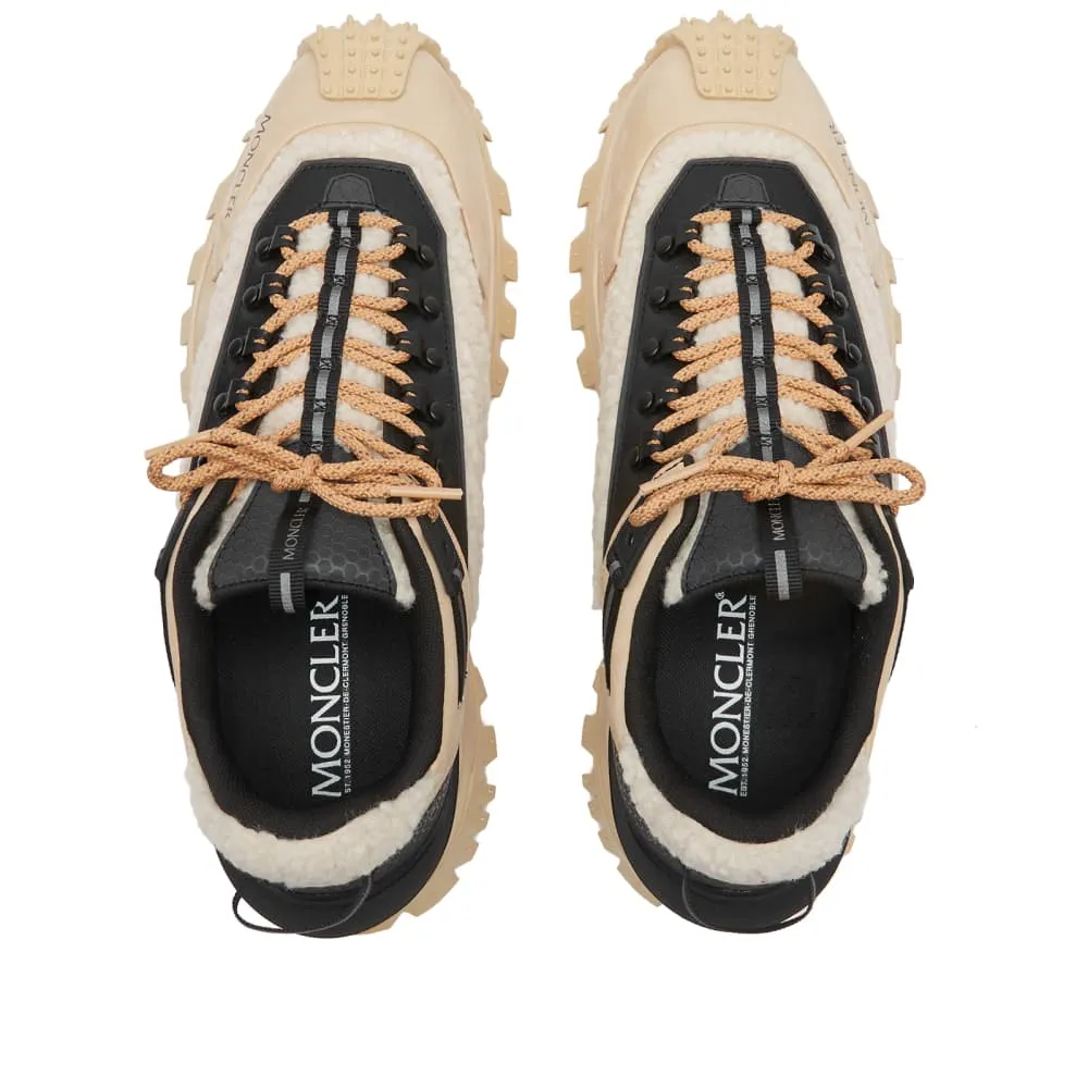 Moncler Trailgrip Low Top Sneakers, Beige/Black