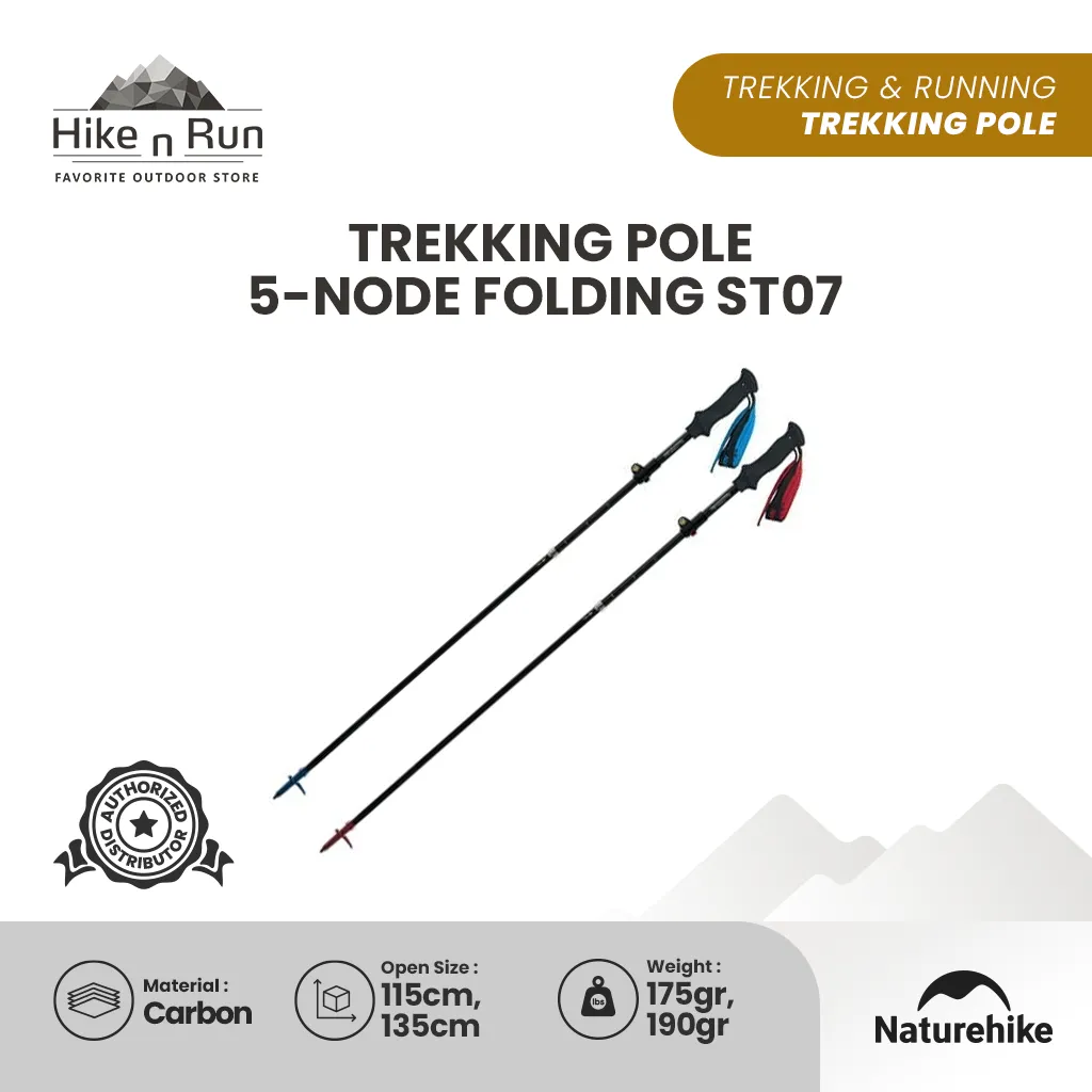 Naturehike ST07 Carbon Fiber Trekking Pole NH18D010-Z