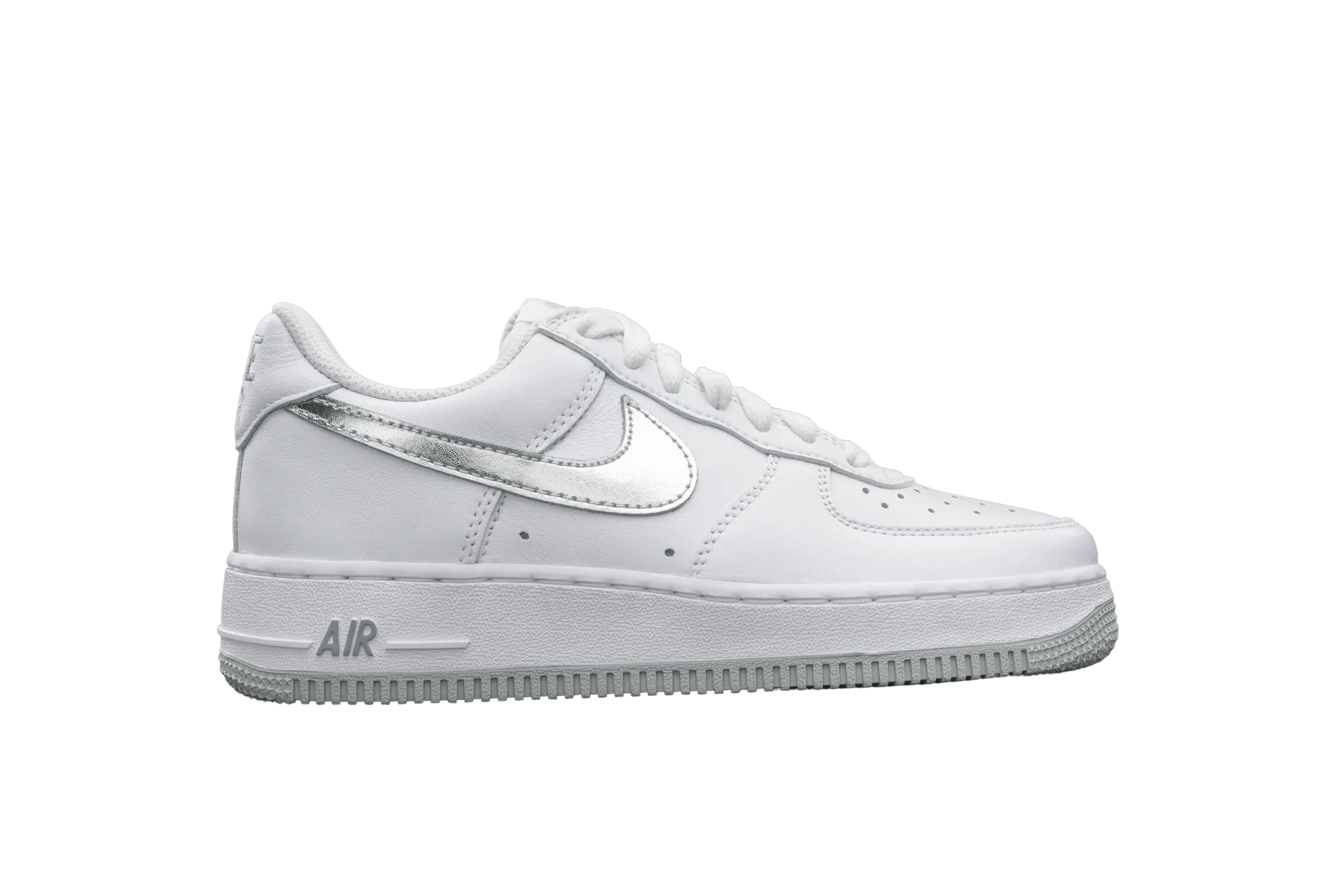 Nike Air Force 1 '07 Low Color of the Month White Metallic Silver