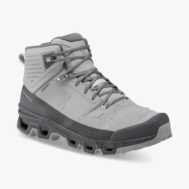 On Men's Cloudrock 2 Waterproof Walking Boots Alloy / Eclipse