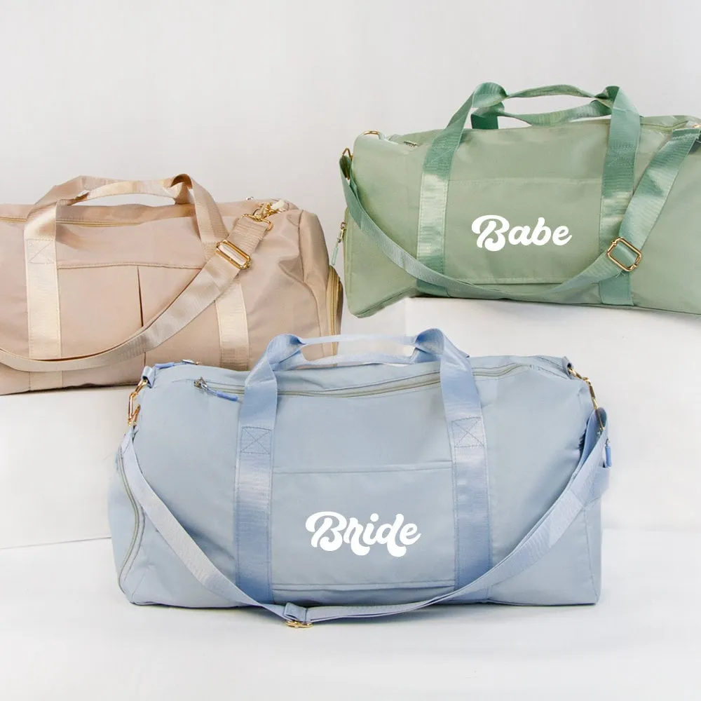 Personalized Duffle Bag