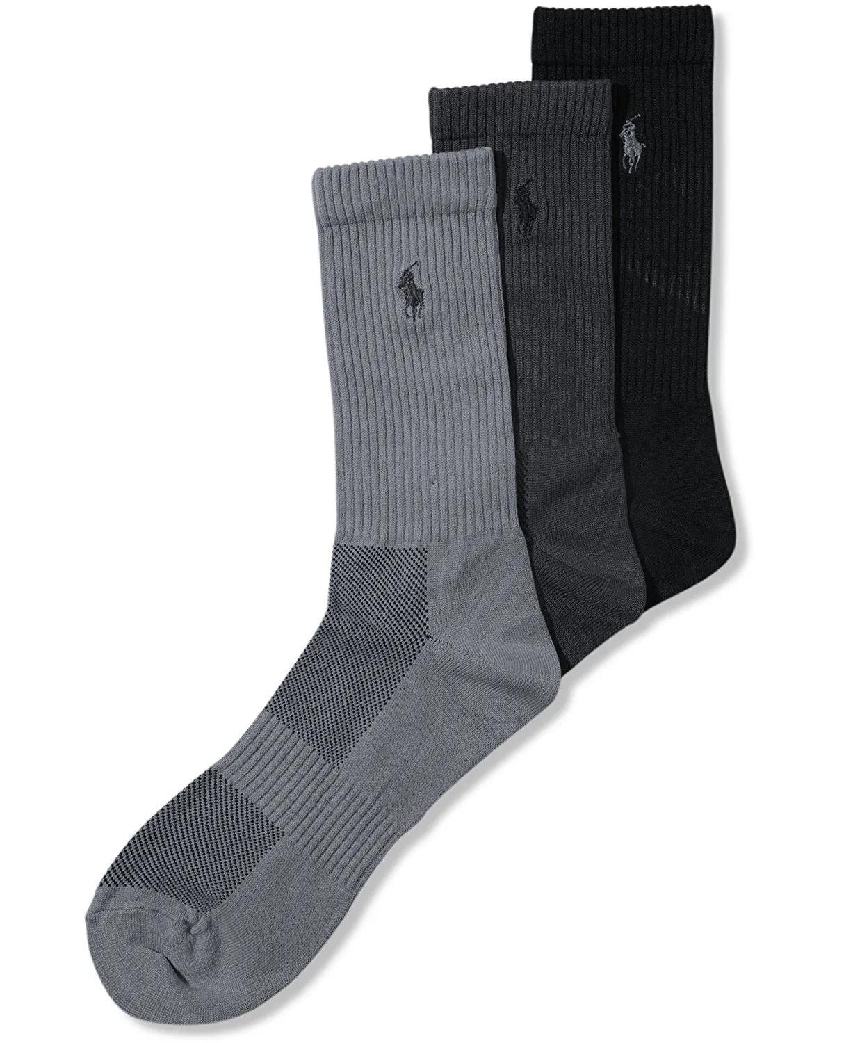 Polo Ralph Lauren 3-Pack Technical Crew Arch Support Socks