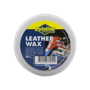 PUTOLINE LEATHER WAX 200GM TUB (70251) *6