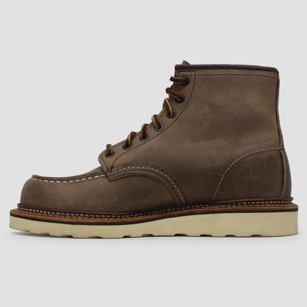 Red Wing 6-Inch Classic Moc Toe 08883-0D Leather Mens Boots - UK 6.5