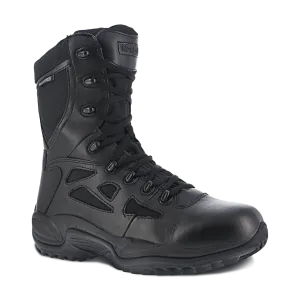 Reebok Men's Rapid Response 8" Side-Zip Waterproof Soft Toe Boot #RB8877