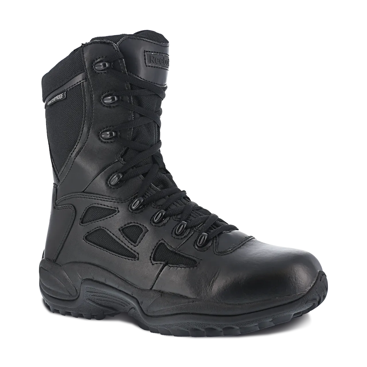 Reebok Men's Rapid Response 8" Side-Zip Waterproof Soft Toe Boot #RB8877