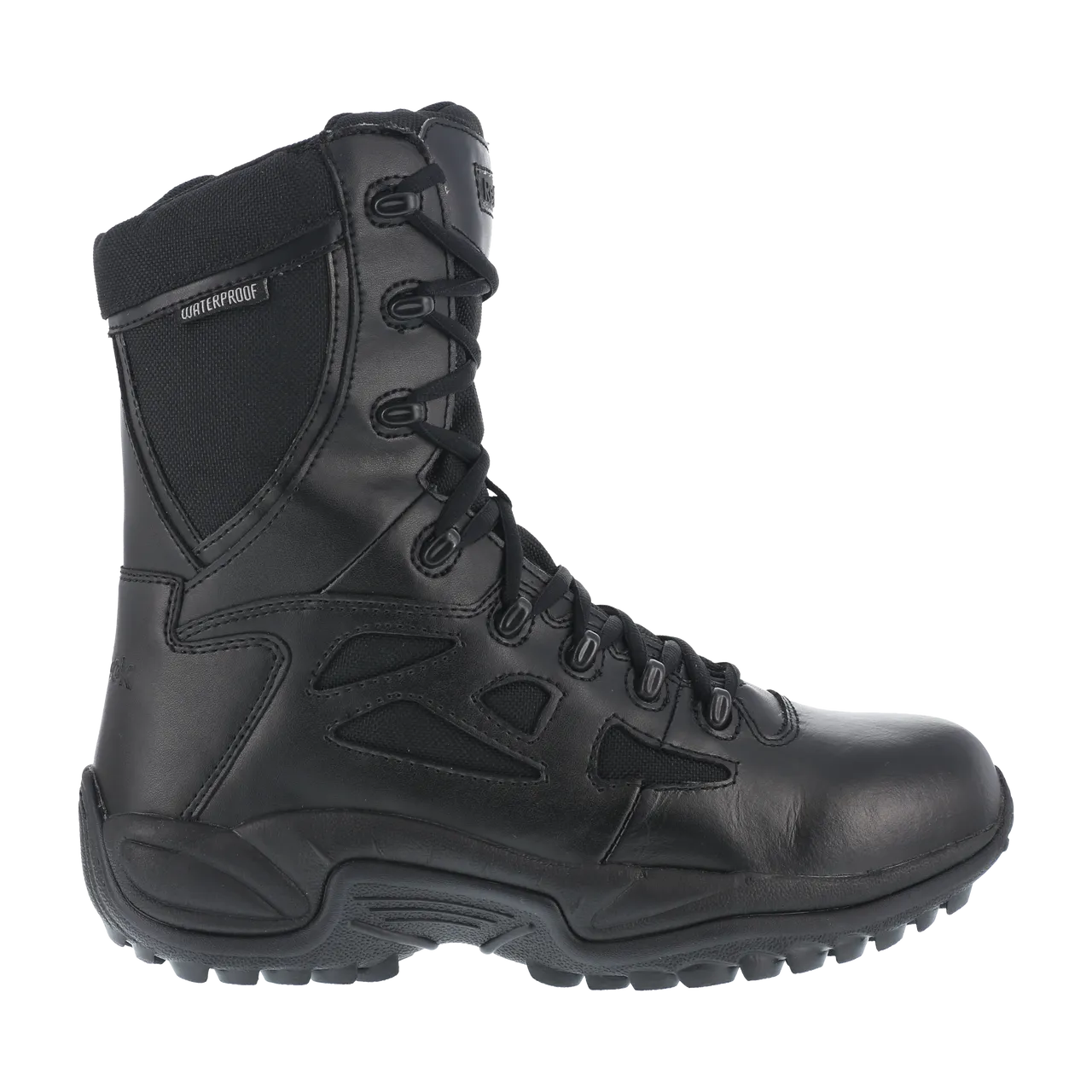 Reebok Men's Rapid Response 8" Side-Zip Waterproof Soft Toe Boot #RB8877