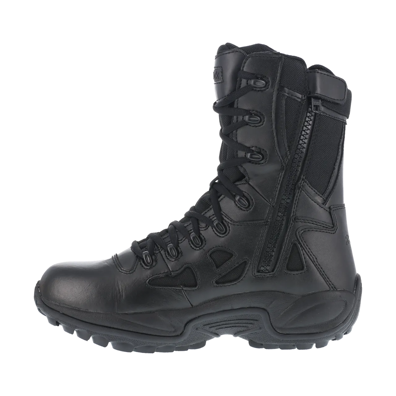 Reebok Men's Rapid Response 8" Side-Zip Waterproof Soft Toe Boot #RB8877