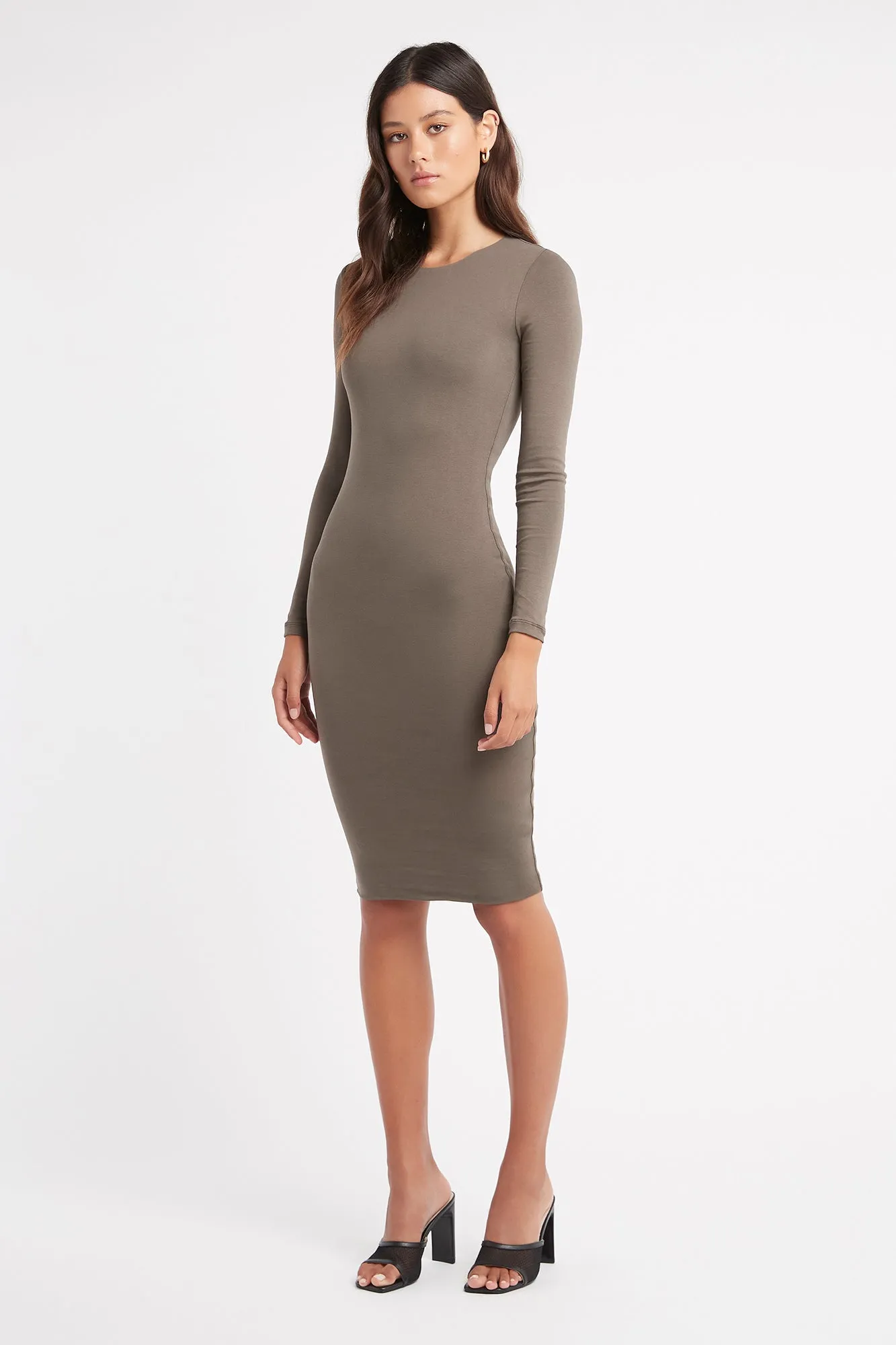 Riley Crew Midi Dress