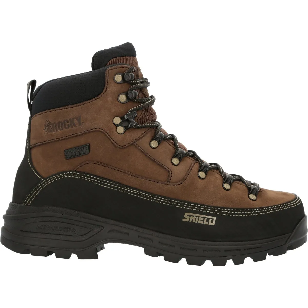 Rocky Mtn Stalker Pro Men's Waterproof Mountain Boots Rks0527 In Brown