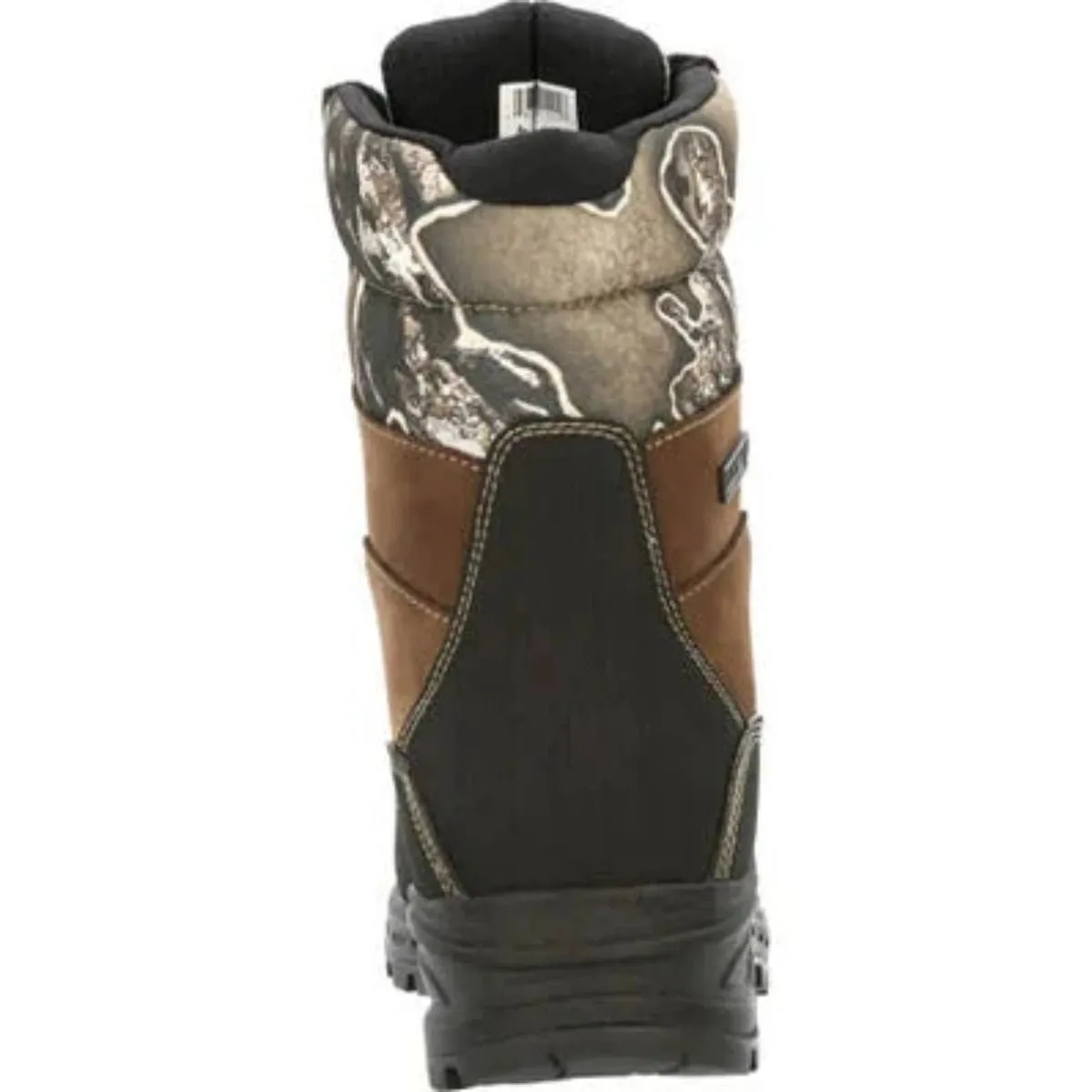 Rocky Mtn Stalker Pro Men's Waterproof Soft Toe 800G Insulated Mountain Boots Rks0530 In Brown Mossy Oak