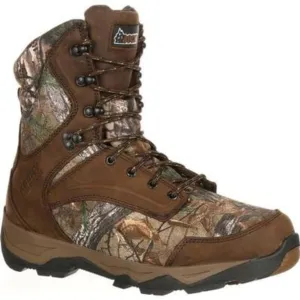 Rocky Retraction Men's Waterproof 800G Insulated Soft Toe Outdoor Boots Rks0227 In Realtree Edge