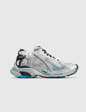 RUNNER SNEAKER "EGGSHELL/GREY/PINK/BLUE"