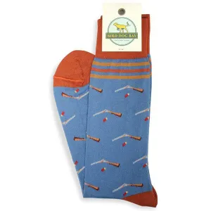 Side by Side Socks - Blue