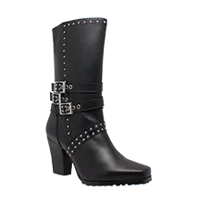 Side Zipper Harness Boot