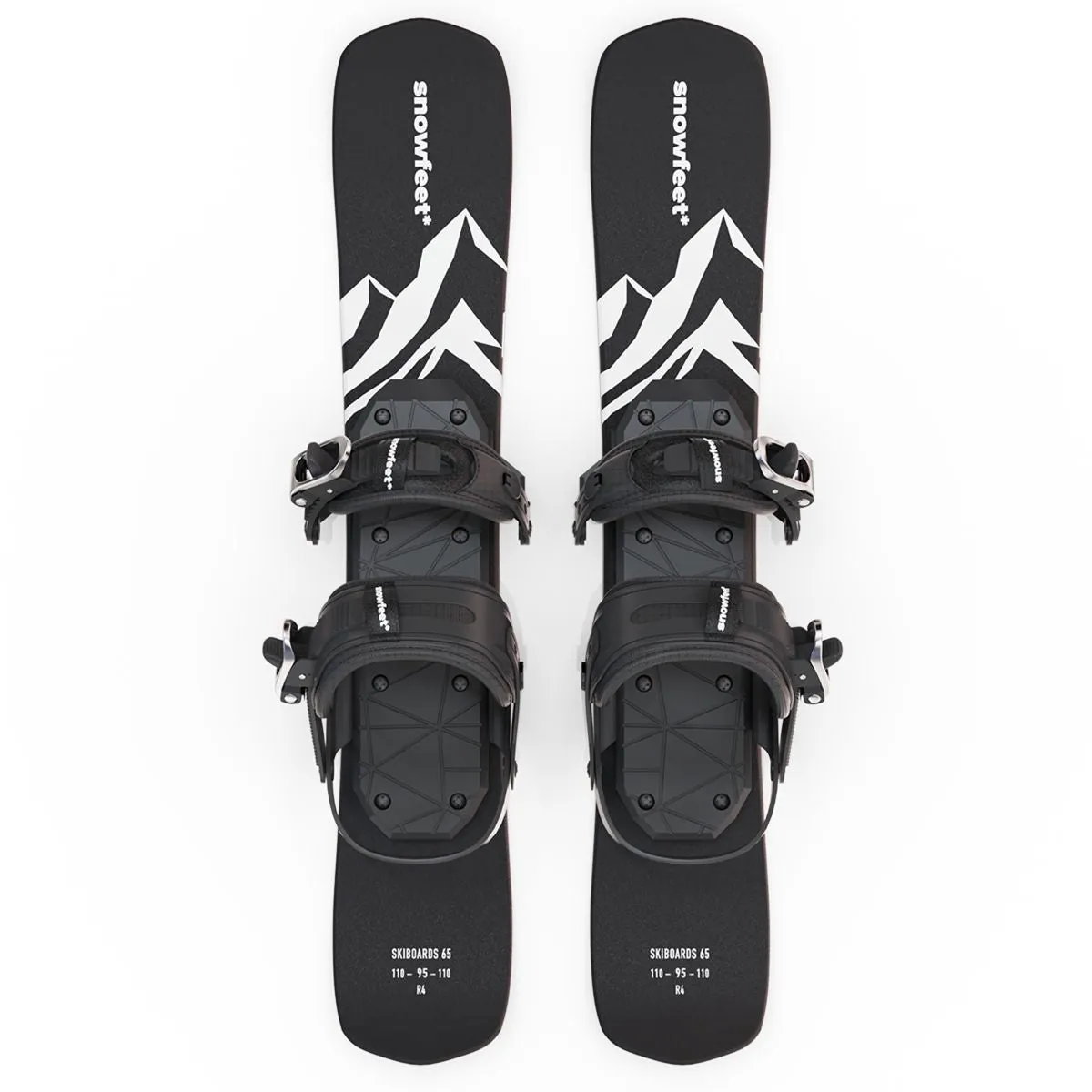 Snowfeet* | 65 CM | Skiblades Snowblades Short Skis