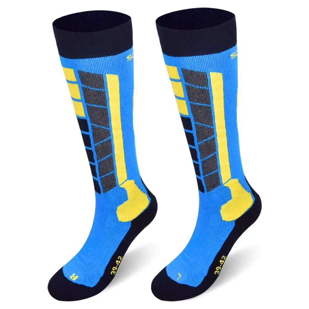 Soared Winter Ski Socks Snowboard Snow Warm Knee Over the Calf OTC High Performance 2 Pairs for Kids Womens Mens