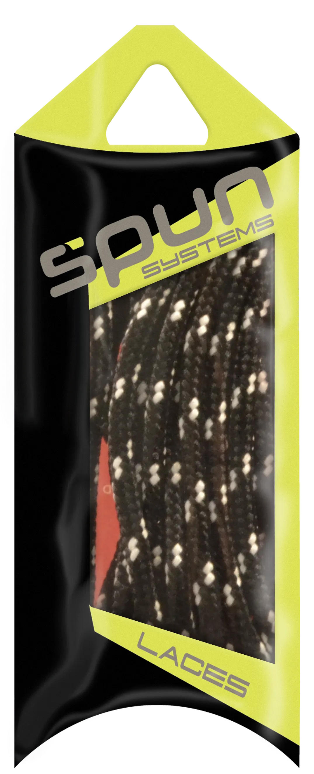 Spun™ Round Sport ShoeLaces - Black & White