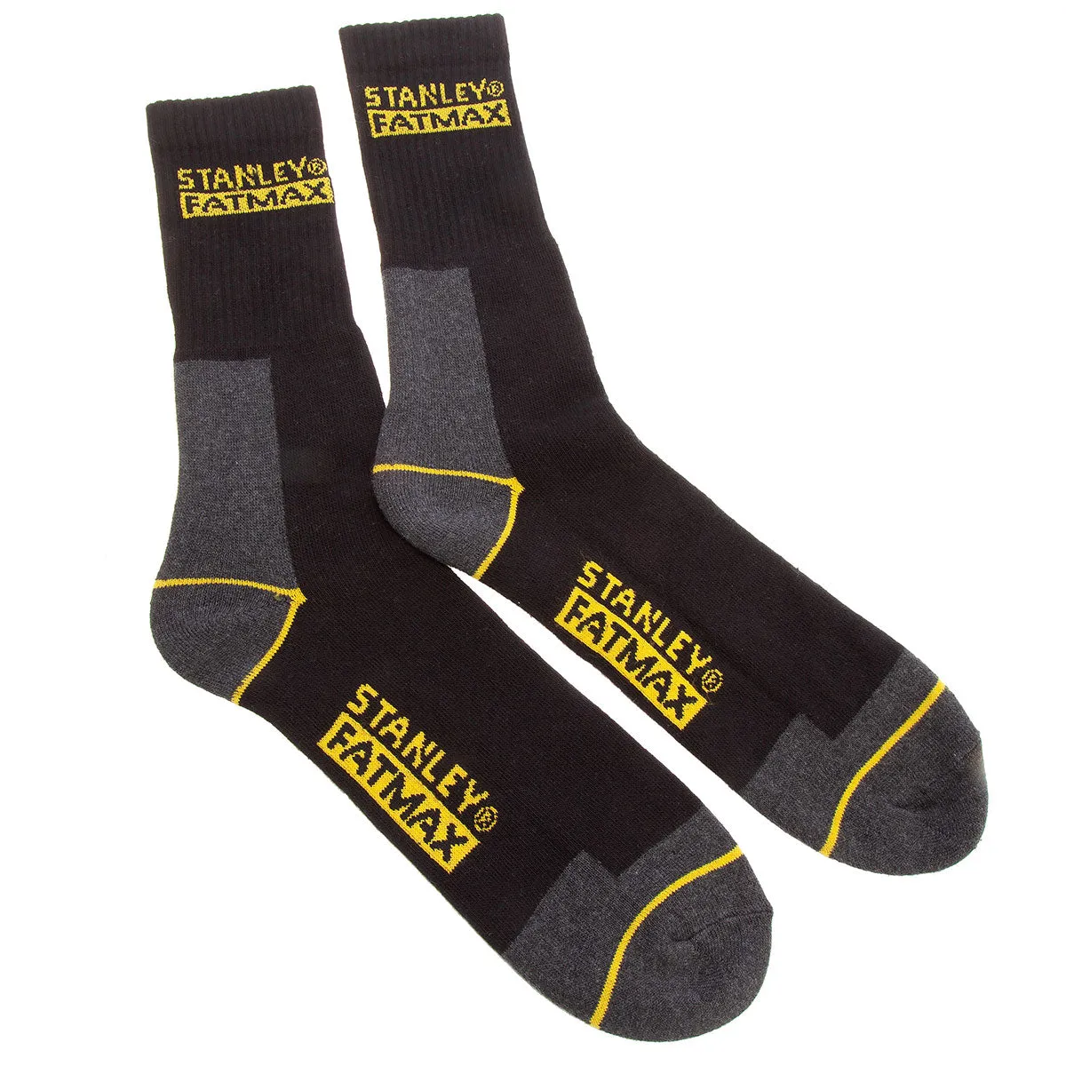 Stanley STW40056 FatMax Workwear Branded Socks Size 7-12 UK Pack of 3