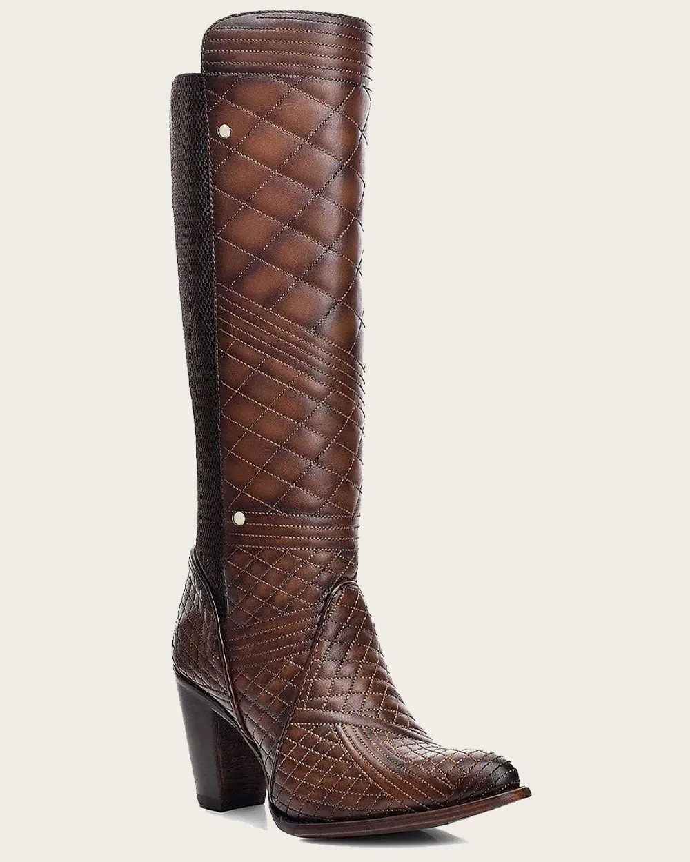 Tall brown boot