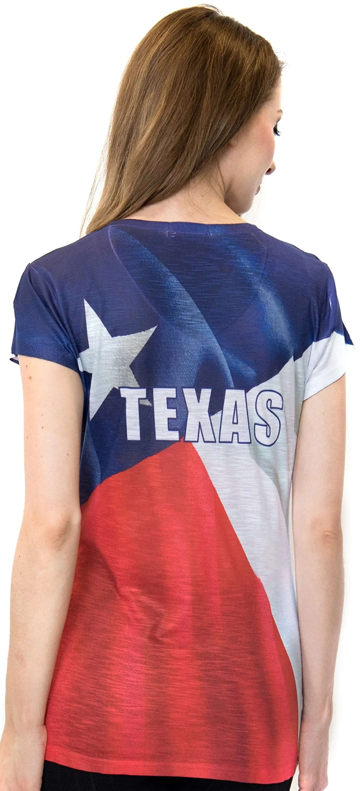 Texas Flag V-Neck Shirt