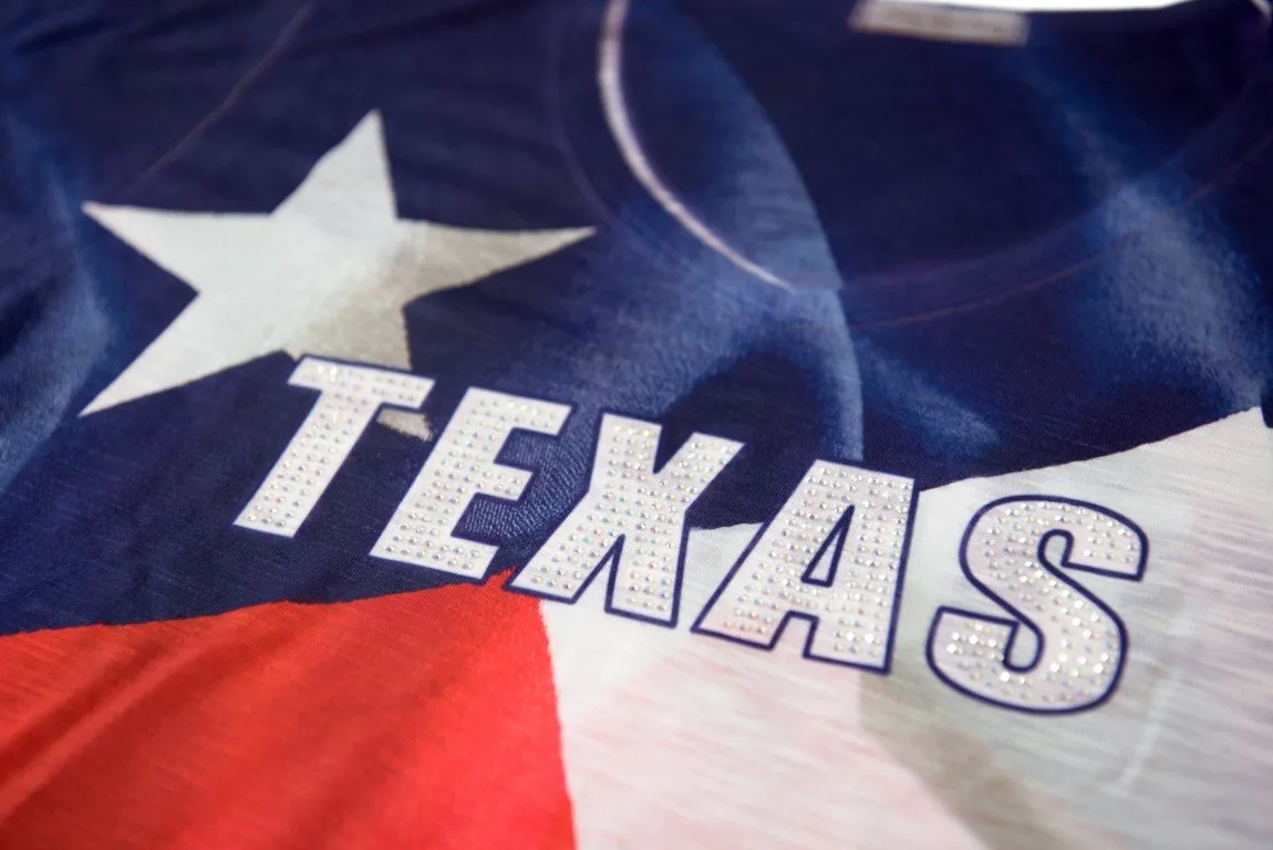 Texas Flag V-Neck Shirt