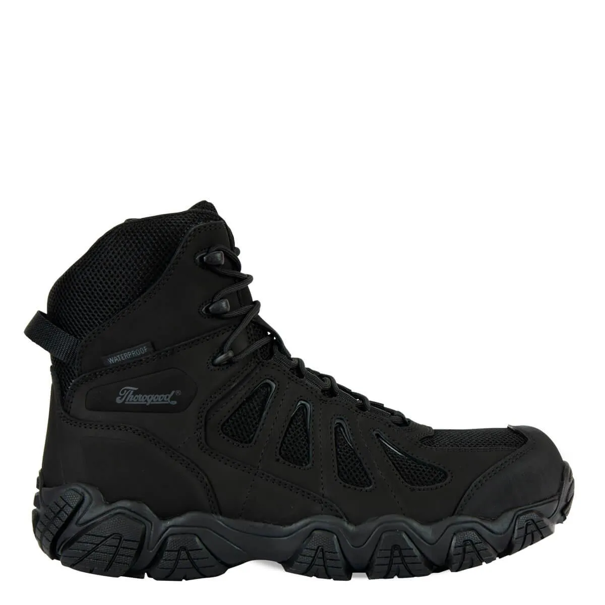 Thorogood Men's Crosstrex Series Safety Toe Side Zip BBP Waterproof 6" Hiking Boots 804-6290