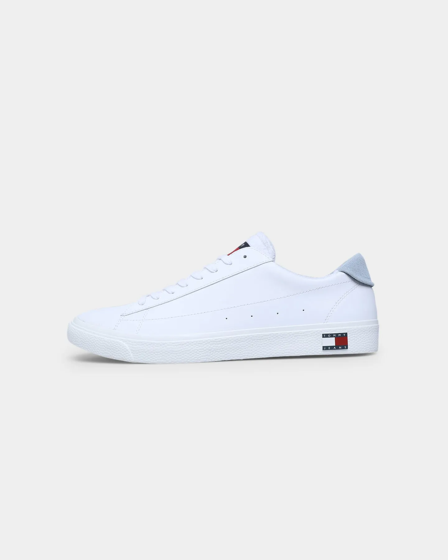 Tommy Jeans Leather Low Cut Vulcanised Sneaker White