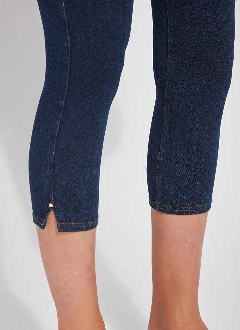 Toothpick Capri ("Cool"-ing Knit Denim 21.25" Inseam)