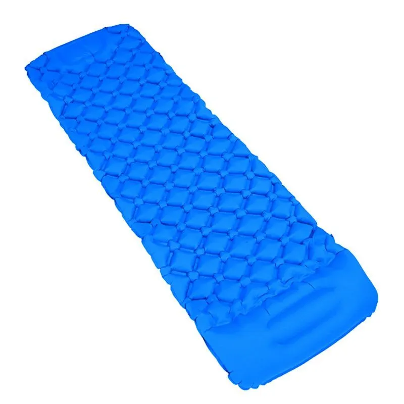 Ultralight Compact Inflatable Camping Sleeping Mat With Foot Pump