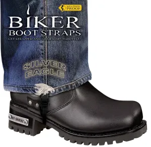 Weather Proof- Boot Straps- Silver Eagle- 6 Inch - BBS/SE6