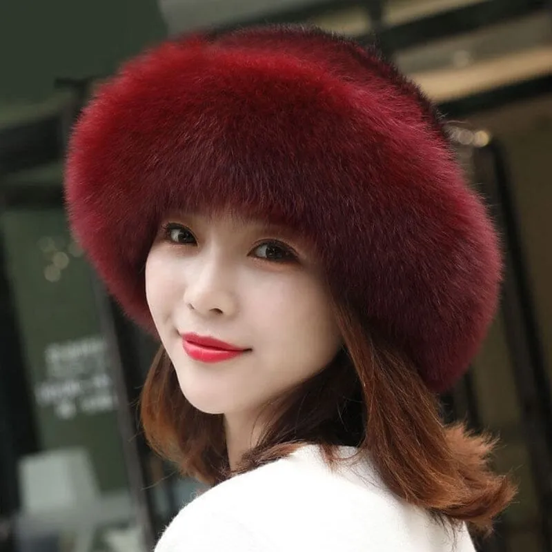 Winter Fashion Faux Fur Hat