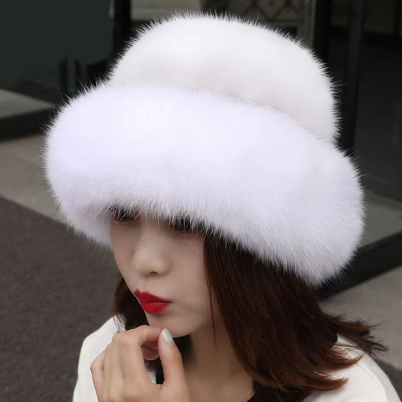 Winter Fashion Faux Fur Hat