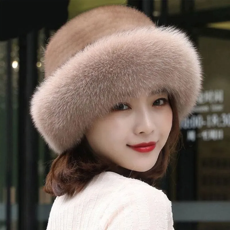 Winter Fashion Faux Fur Hat