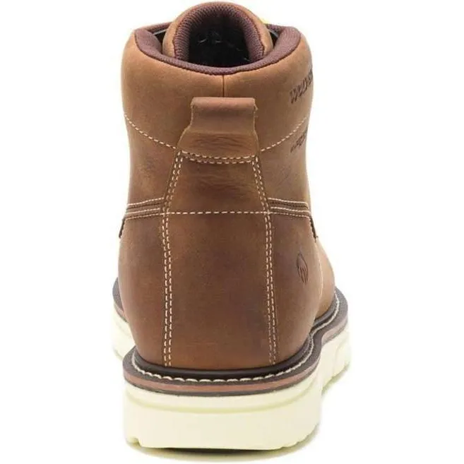 Wolverine Men's I-90 Durashock 6" Soft Toe WP Wedge Work Boot- Tan - W200051