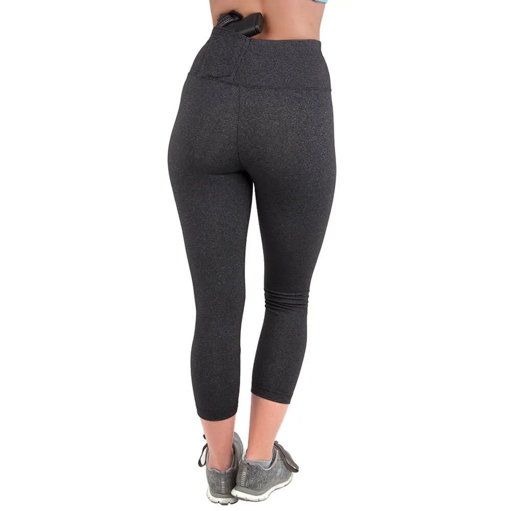 Womens Concealed Carry Original Leggings Crop Length