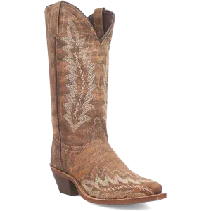 Women's Laredo 52189 12" Emmylee Tan Snip Toe Boot